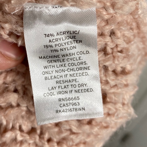 Susina Boucle Knit V-Neck Sweater 2X - Picture 8 of 9